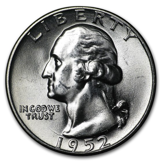 1952 Washington Quarter BU 1952 Washington Quarter BU